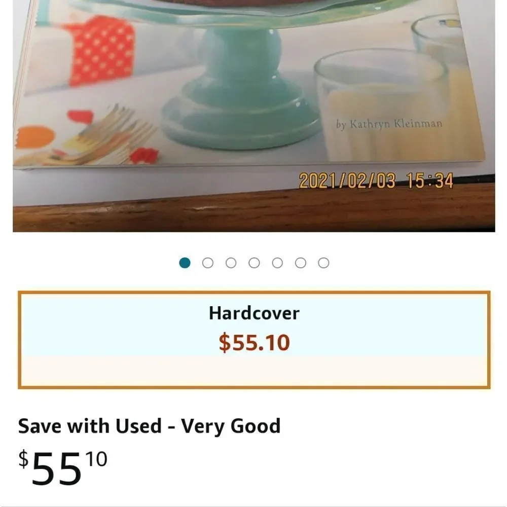 Birthday cakes hard back cookbook
